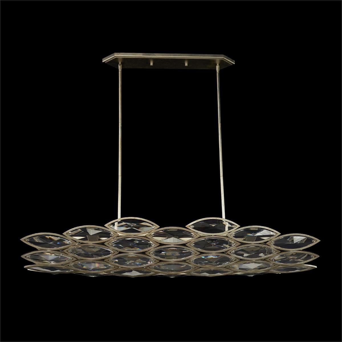 Petaline Six-Light Horizontal Chandelier