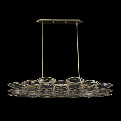 Petaline Six-Light Horizontal Chandelier