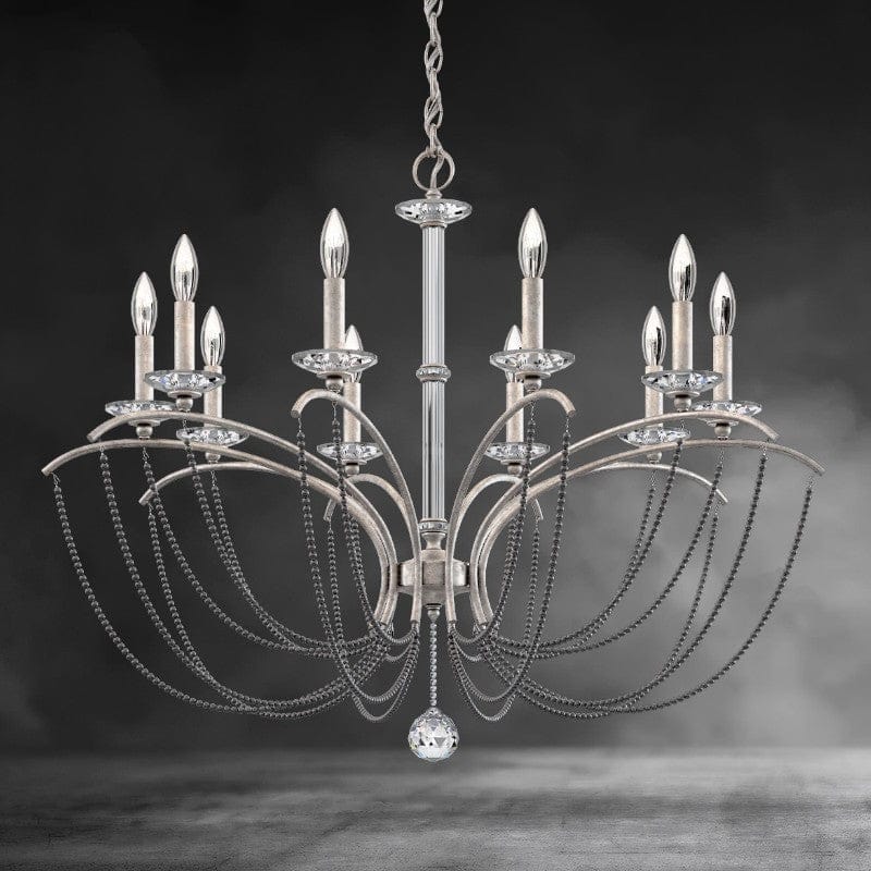 Priscilla Crystal Candlestick Chandelier 36"
