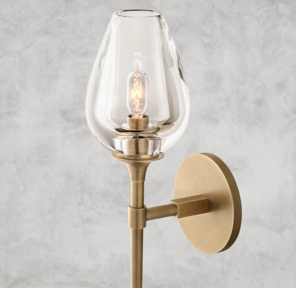 Tulipiy Glass Sconce 16“, 24"