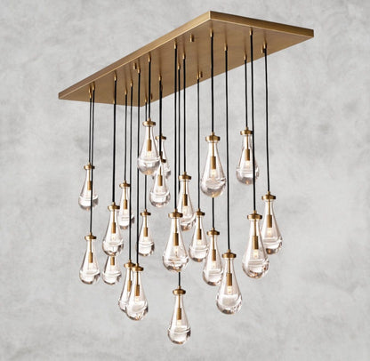 Rain Rectangular Chandelier 54", 72"