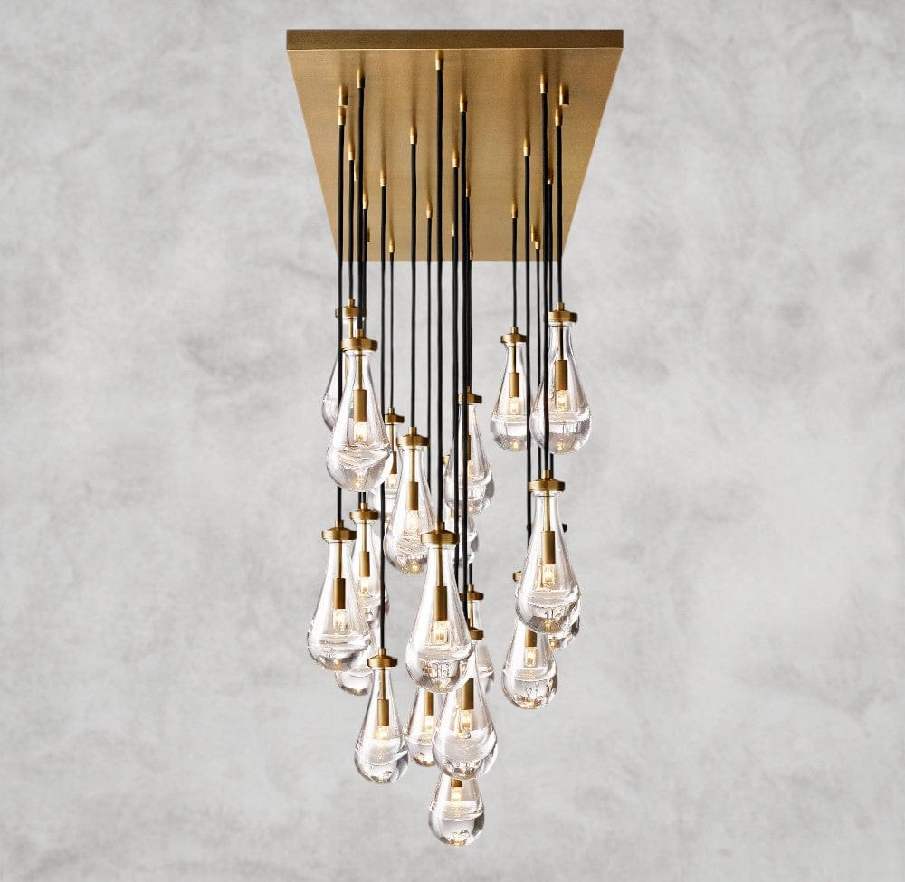 Rain Rectangular Chandelier 54", 72"