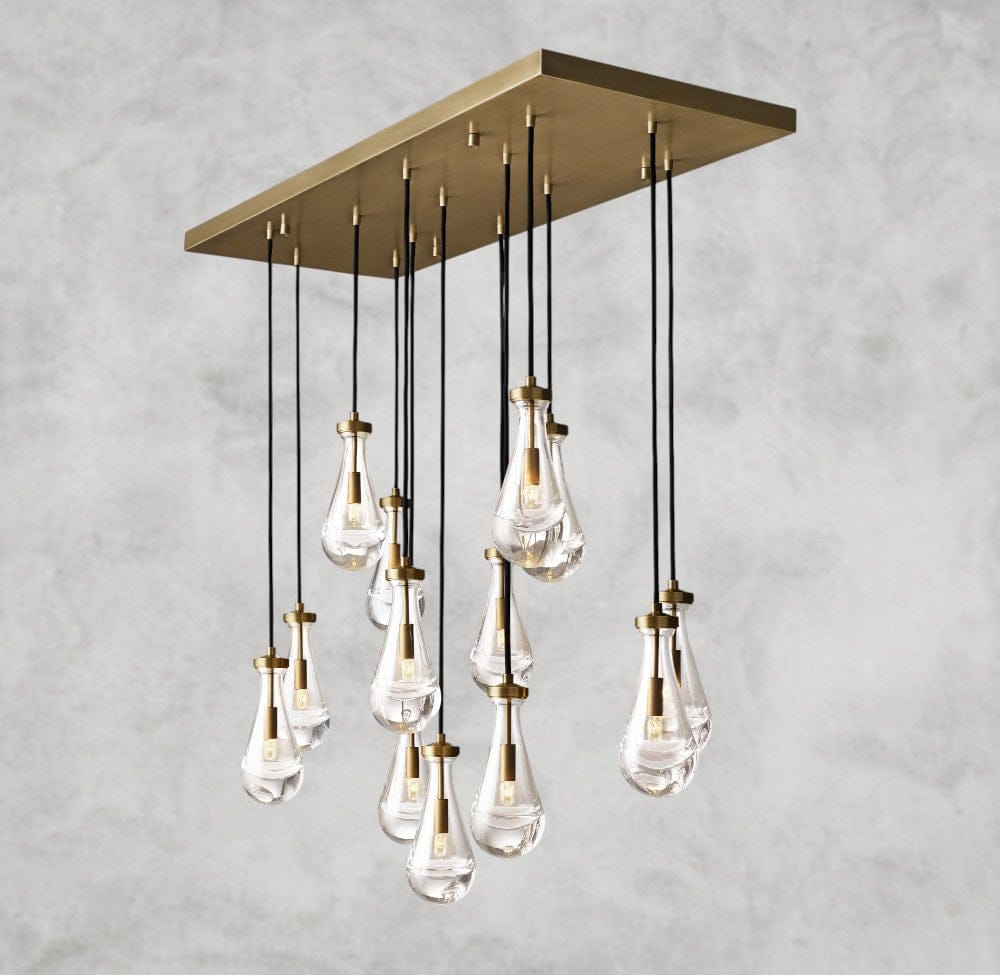 Rain Rectangular Chandelier 54", 72"