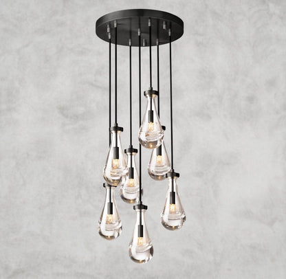18" / Bronze Rain Round Chandelier 18", 36", 47", 60"