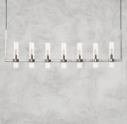 59" / Nickle Ravelle Linear Chandelier 59", 73"