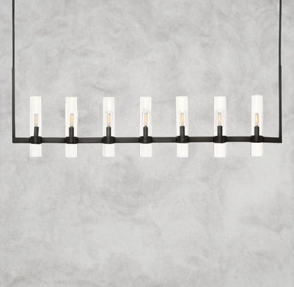 59" / Bronze Ravelle Linear Chandelier 59", 73"