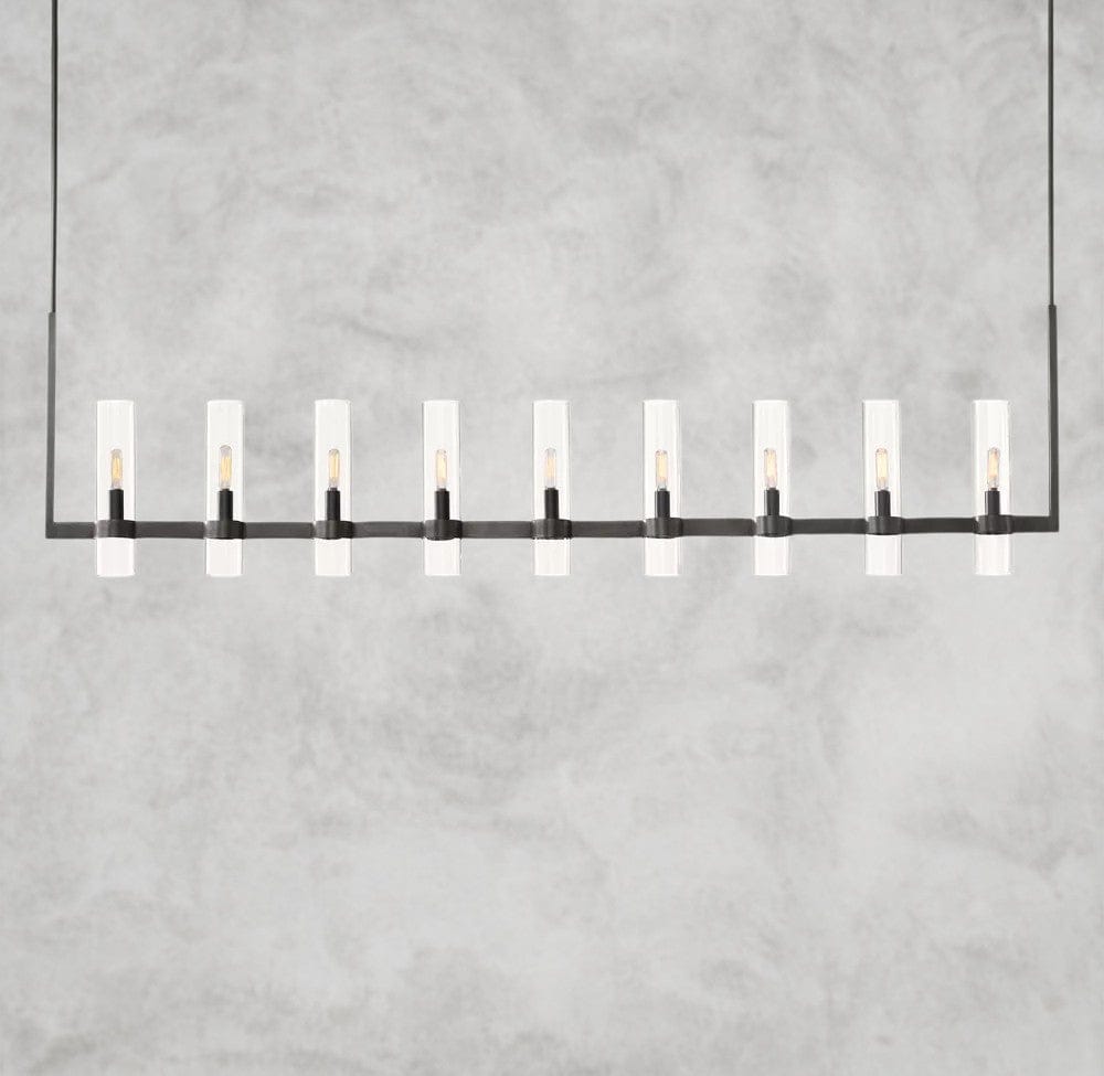 73" / Bronze Ravelle Linear Chandelier 59", 73"