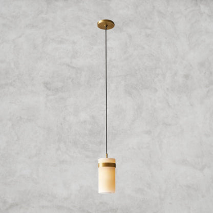 5" / Brass Ravelle Milk Glass Pendant 5", 8", 10", 12"