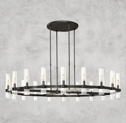 60" / Bronze Ravelle Round Chandelier 36", 48", 60"