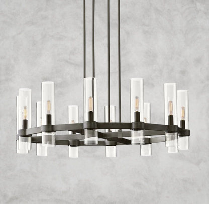 36" / Bronze Ravelle Round Chandelier 36", 48", 60"