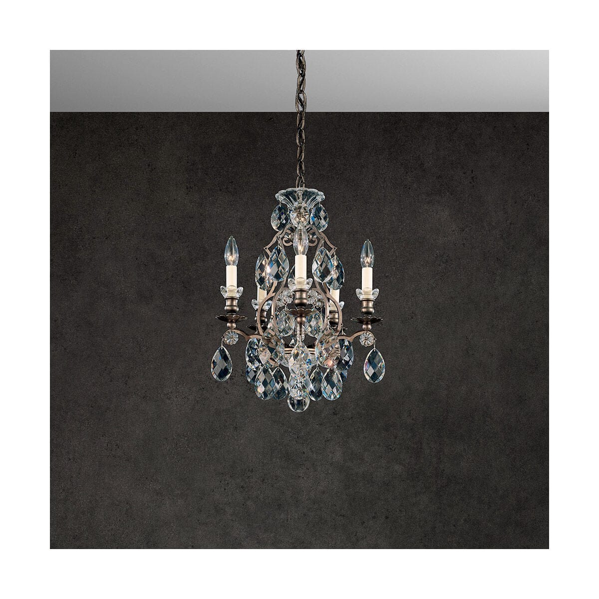 Renaissance Crystal Chandelier 14"