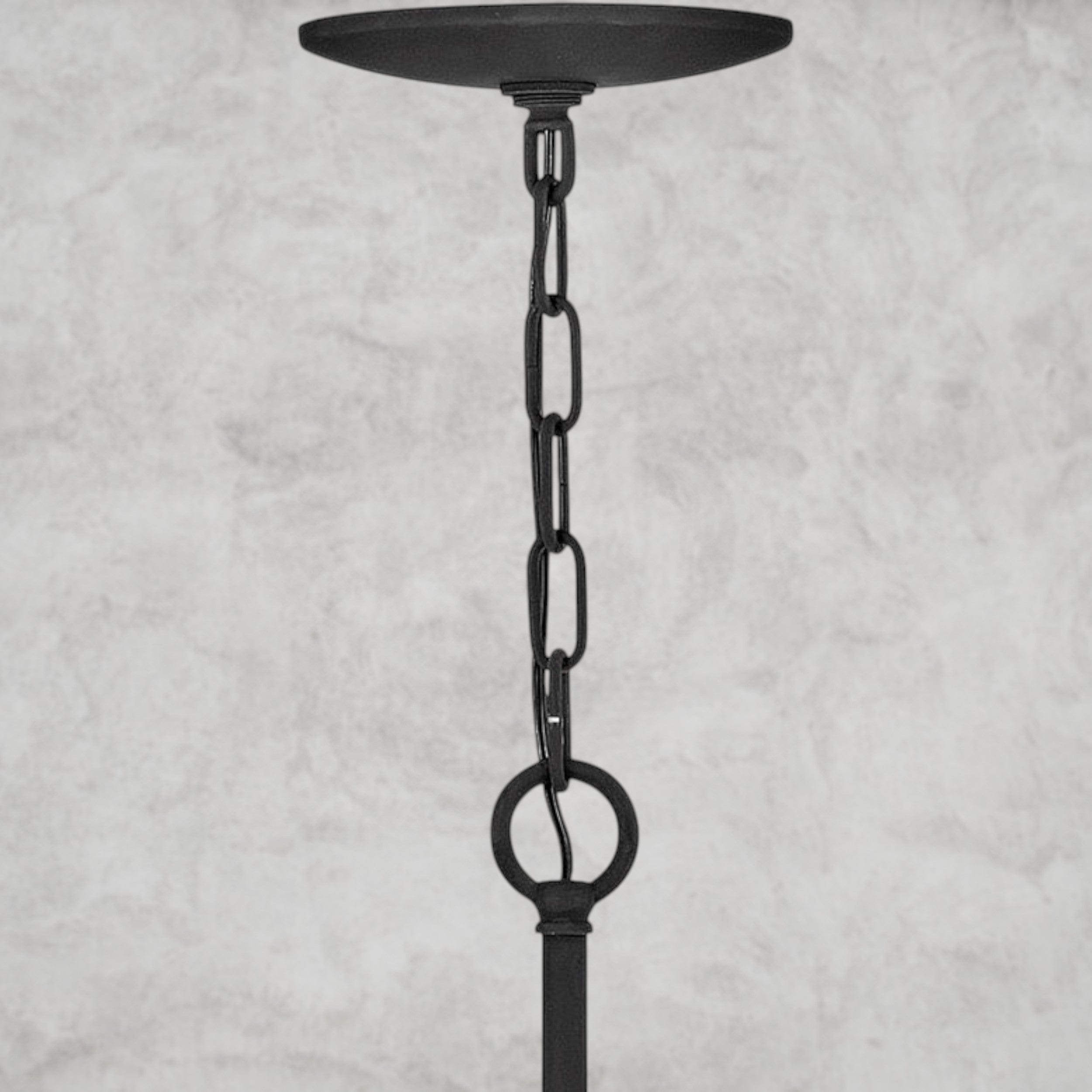 Revel 8 - Light Unique Wagon Wheel Chandelier with Crystal Accents