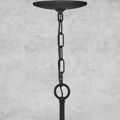 Revel 8 - Light Unique Wagon Wheel Chandelier with Crystal Accents