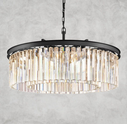 32" / Bronze Rhys Round Chandelier 32", 43"