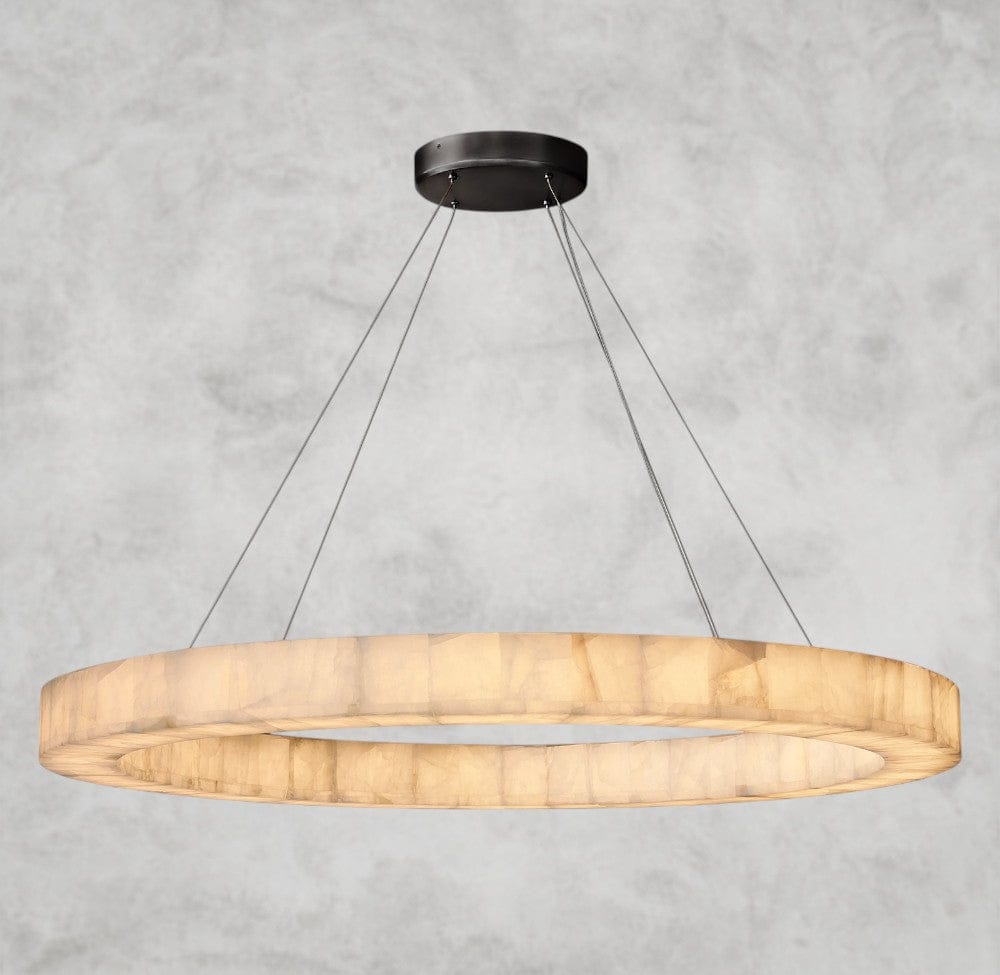 60" / Bronze Rivage lueur round chandelier 31", 40", 60"