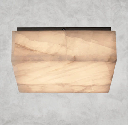 14" / Bronze Rivage square flushmount 6", 10", 14"