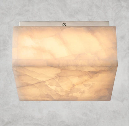 10" / Nickle Rivage square flushmount 6", 10", 14"