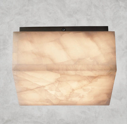 10" / Bronze Rivage square flushmount 6", 10", 14"