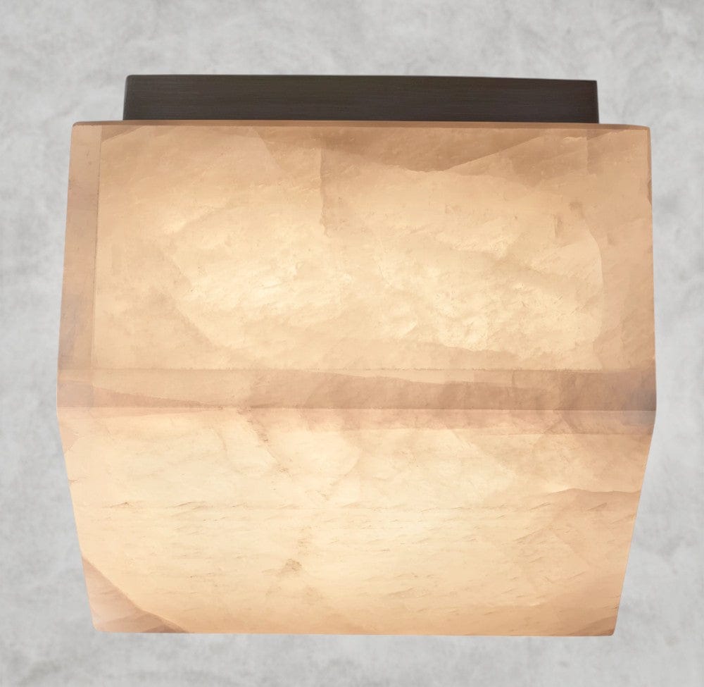 6" / Bronze Rivage square flushmount 6", 10", 14"