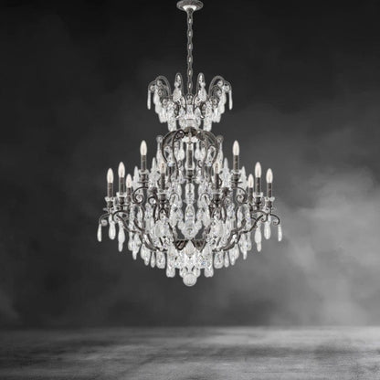 Rivendell 15 Light Crystal Chandelier 38"