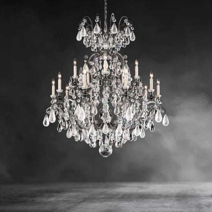 Rivendell 15 Light Crystal Chandelier 38"