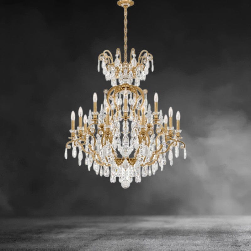 Rivendell 15 Light Crystal Chandelier 38"