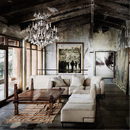 Rivendell 15 Light Crystal Chandelier 38"