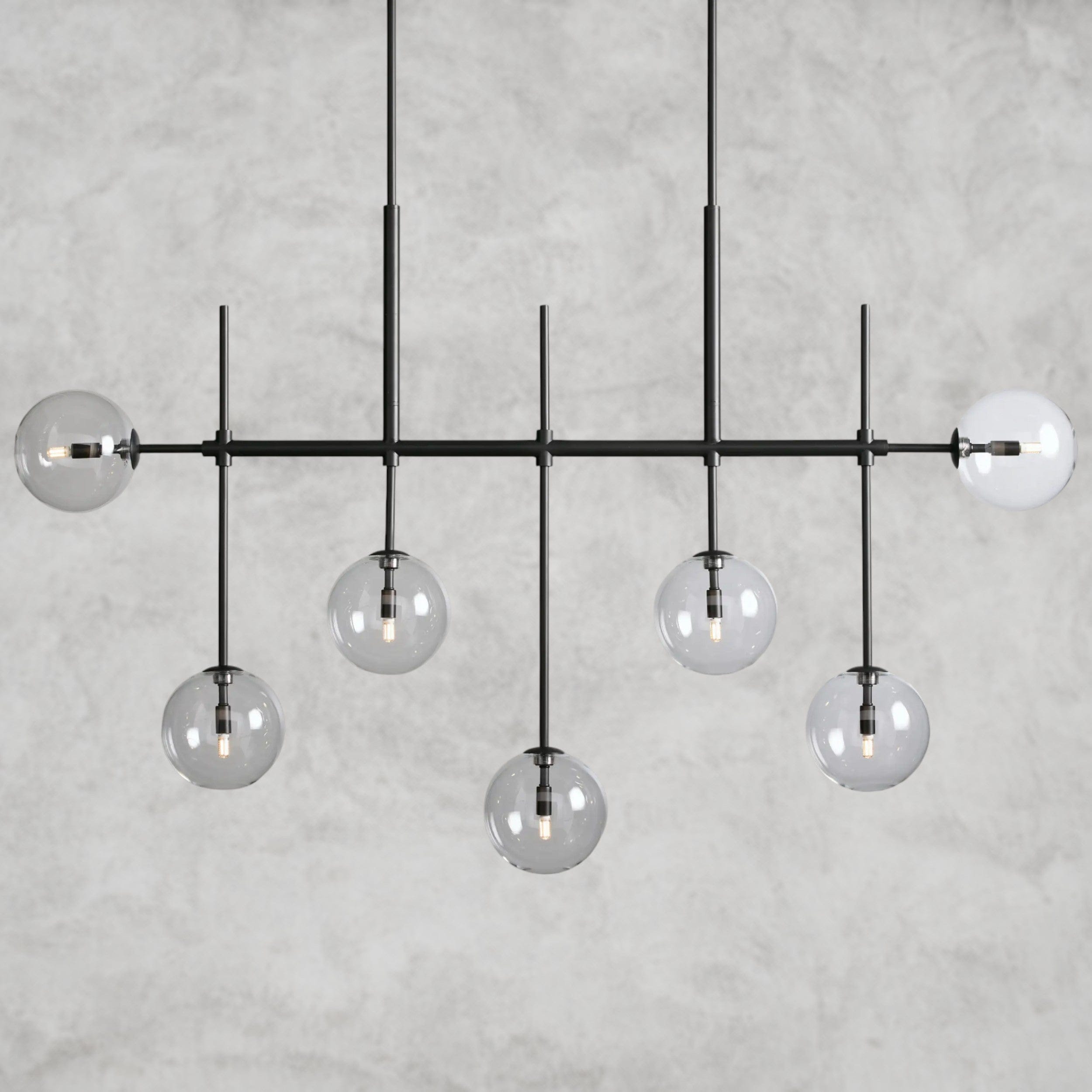 60" / Bronze Roscoe Linear Chandelier 60“, 72”