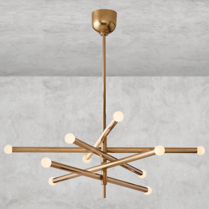 ROUSSEAU 10-LIGHT MOBILE ORB CHANDELIER