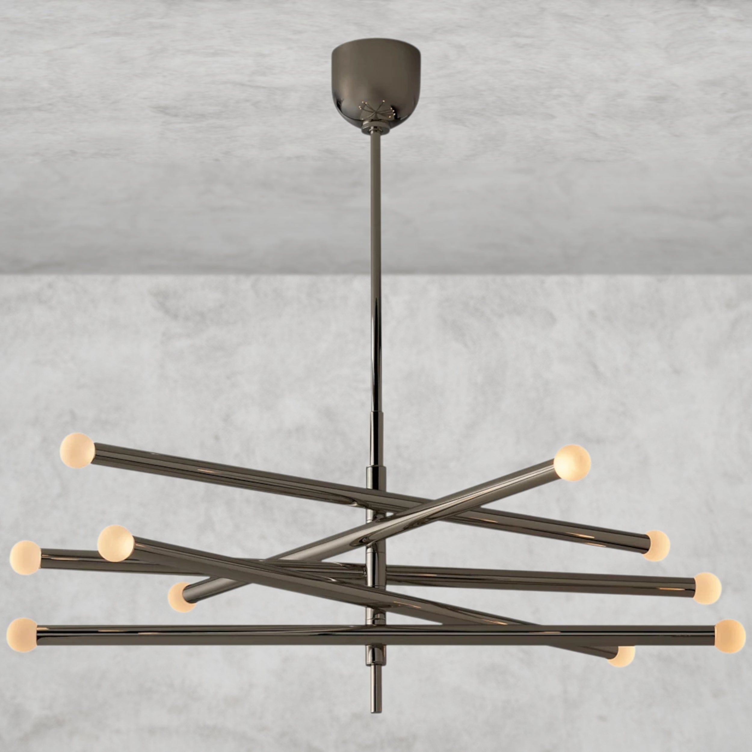 Bronze ROUSSEAU 10-LIGHT MOBILE ORB CHANDELIER