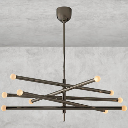 Bronze ROUSSEAU 10-LIGHT MOBILE ORB CHANDELIER