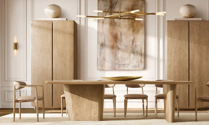 Rousseau 8-Light Mobile Etched Rod Chandelier 65", 80"