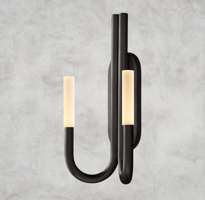 Bronze ROUSSEAU DOUBLE SCONCE