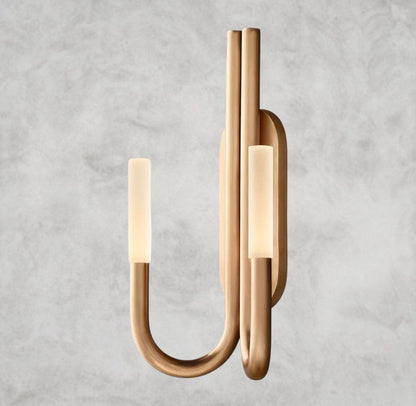 Brass ROUSSEAU DOUBLE SCONCE