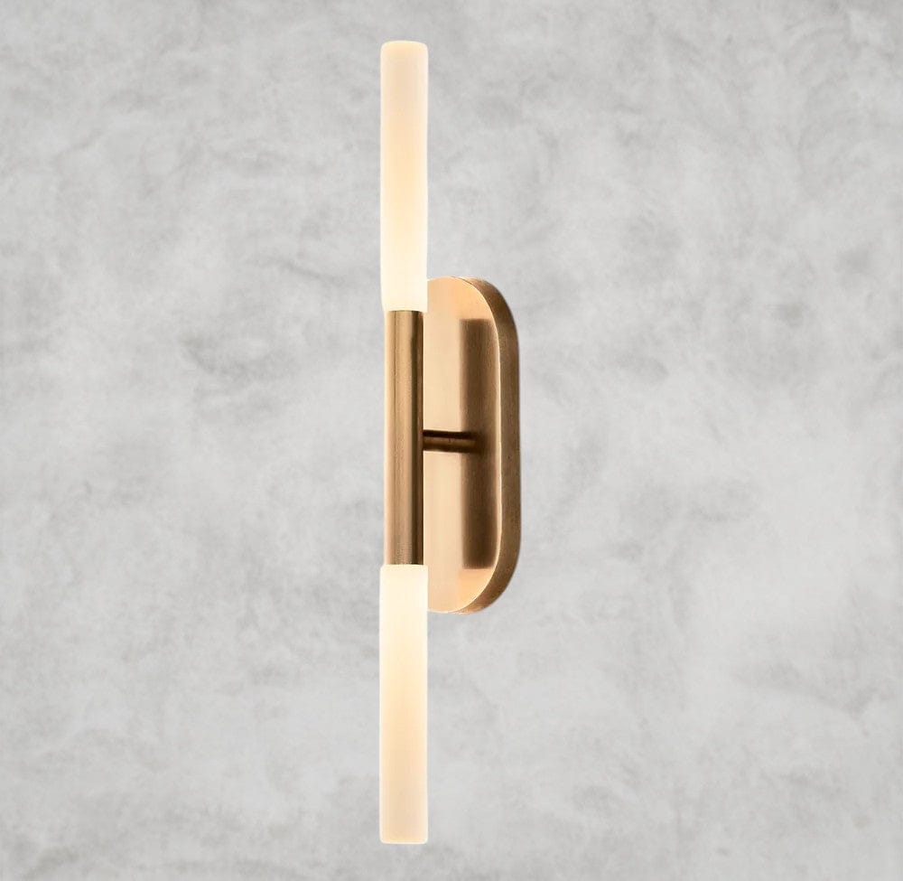 Brass Rousseau Linear Sconce
