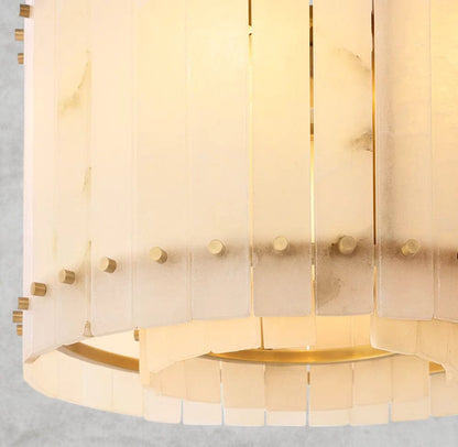 San Marco Alabaster Round Chandelier 22", 37", 48", 60"