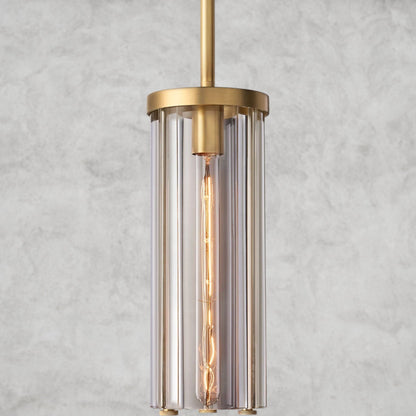 Brass Savile Cylindrical Pendant