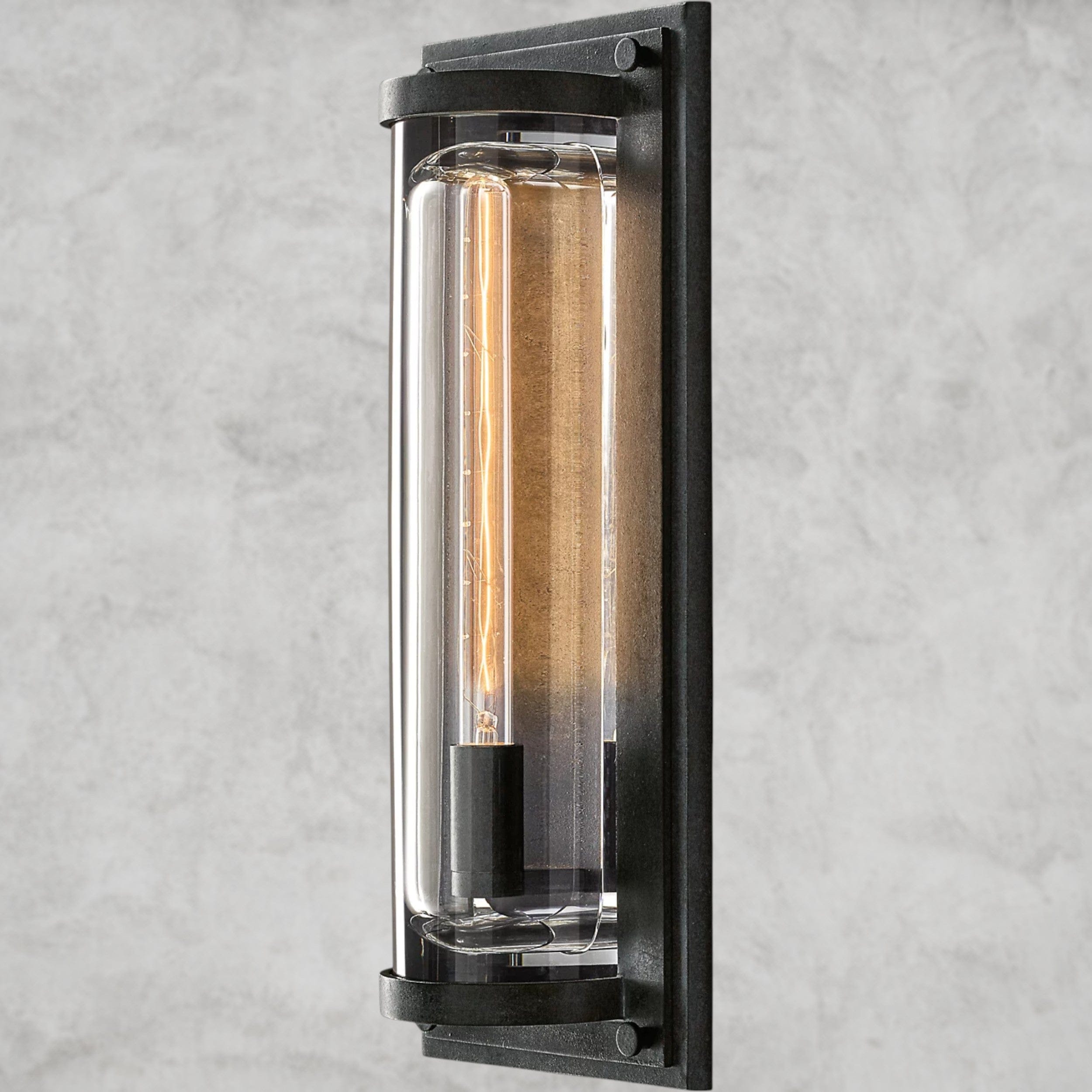 Zinc Savile Grand Round Sconce