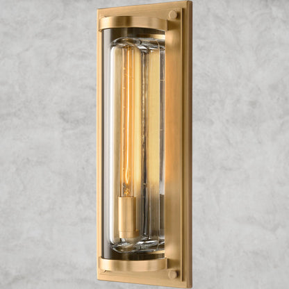 Brass Savile Grand Round Sconce