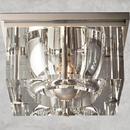 10" / Nickle Savile Square Flushmount 10", 12", 14"