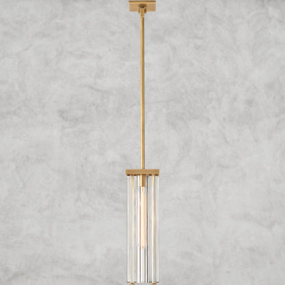 Brass Savile Square Pendant