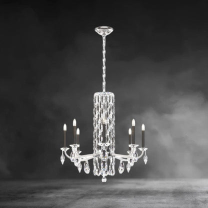 Black / Crystal Heritage Crystal Siena 8-light crystal chandelier30"