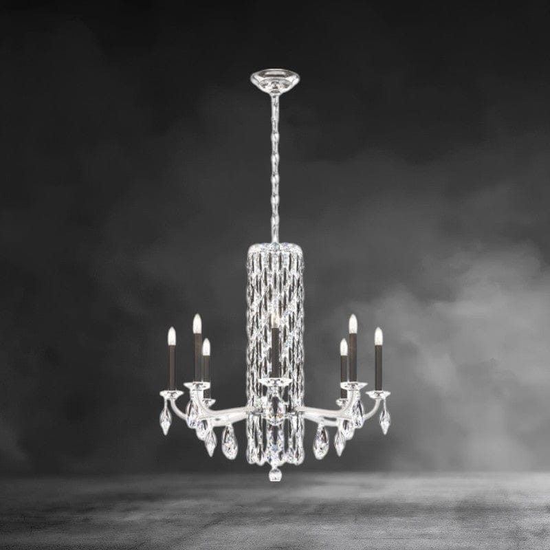 Black / Crystal Heritage Crystal Siena 8-light crystal chandelier30"