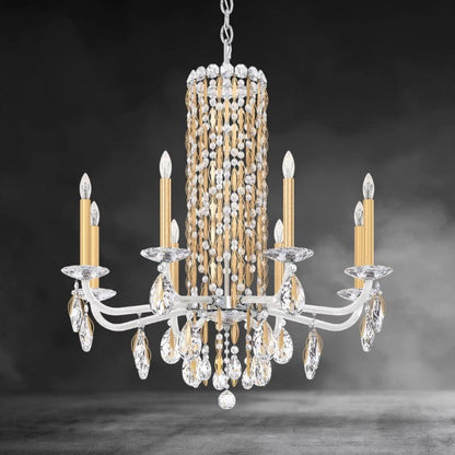 Siena 8-light crystal chandelier30"