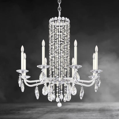 Siena 8-light crystal chandelier30"