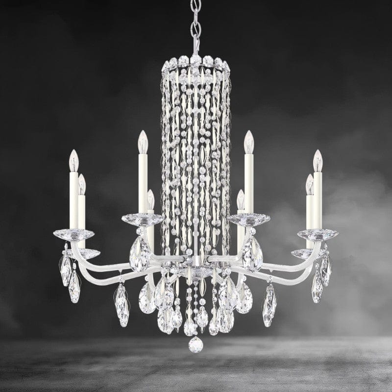 Siena 8-light crystal chandelier30"