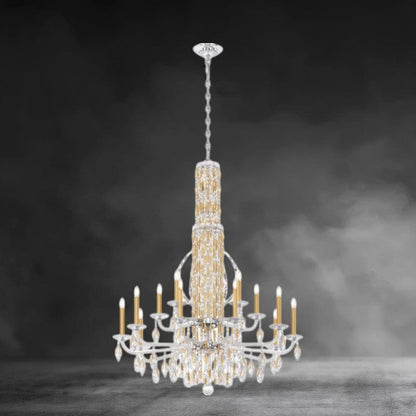 Heirloom Gold / Crystal Heritage Crystal Siena Crystal Chandelier 41"