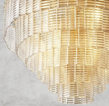 Sirene Clear Glass Round Chandelier 41", 52", 65"