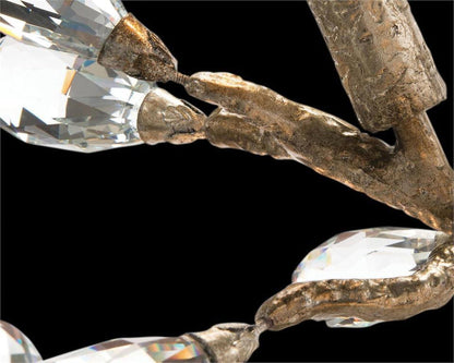 Solirene Budding Crystal Ten-Light Chandelier