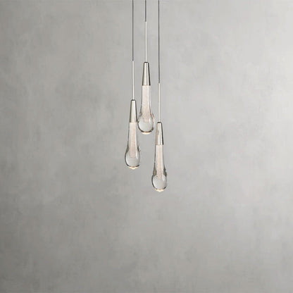 Nickle Soltaire Cluster Pendant